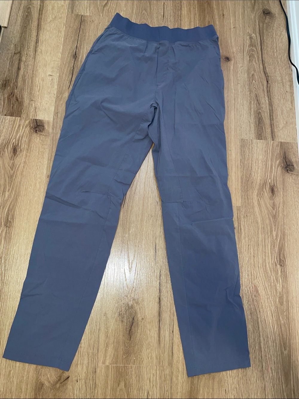 Men's Slim Stretch Chino Pants in Slate Blue